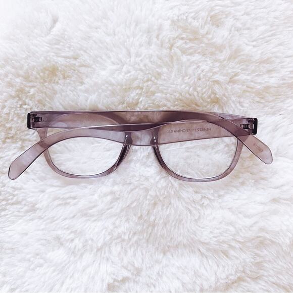 Mason Clear Purple Modern Chic Reader Glasses - Picture 10 of 10